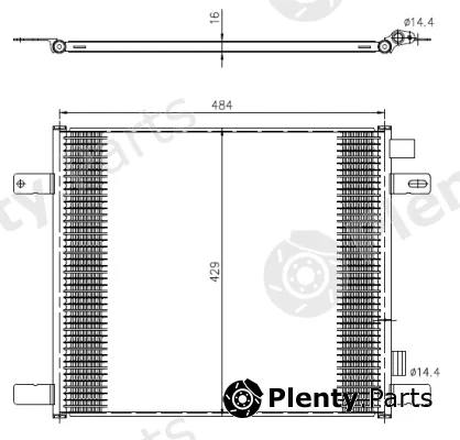 NRF 350505 — Condenser, air conditioning EASY FIT