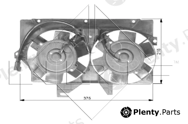 NRF 47036 — Fan, engine cooling