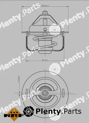 NRF 725120 — Thermostat, coolant