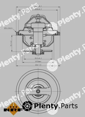 NRF 725197 — Thermostat, coolant
