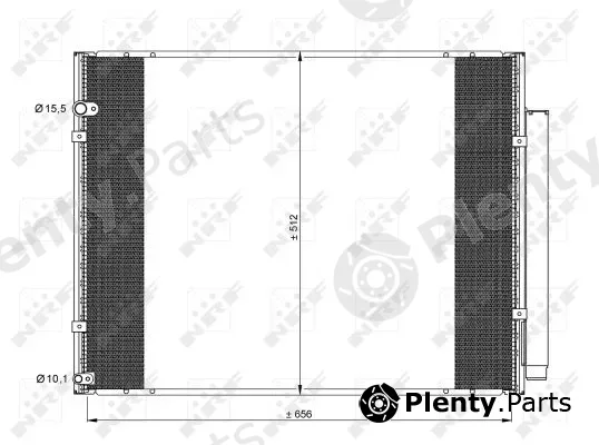 NRF 35857 — Condenser, air conditioning EASY FIT