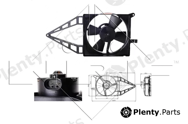 NRF 47020 — Fan, engine cooling