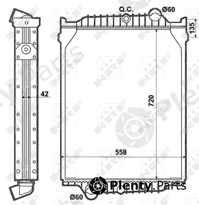 NRF 519710 — Radiator, engine cooling
