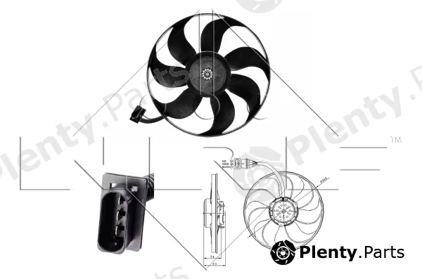 NRF 47393 — Fan, engine cooling