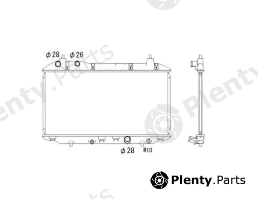 NRF 53529 — Radiator, engine cooling