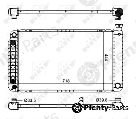 NRF 56013 — Radiator, engine cooling EASY FIT