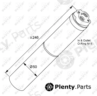 NRF 33133 — Dryer, air conditioning EASY FIT