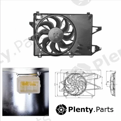 NRF 47002 — Fan, engine cooling