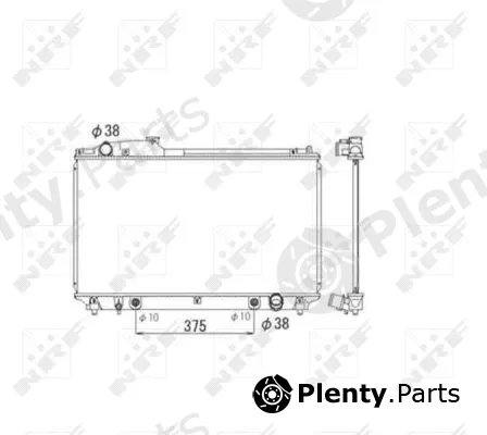 NRF 53584 — Radiator, engine cooling