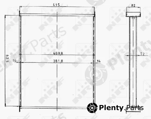 NRF 14960 — Core, radiator
