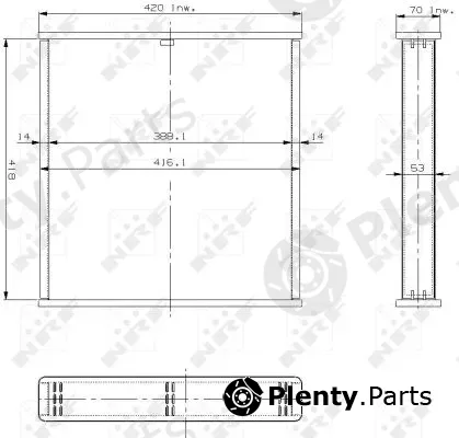 NRF 13803 — Core, radiator