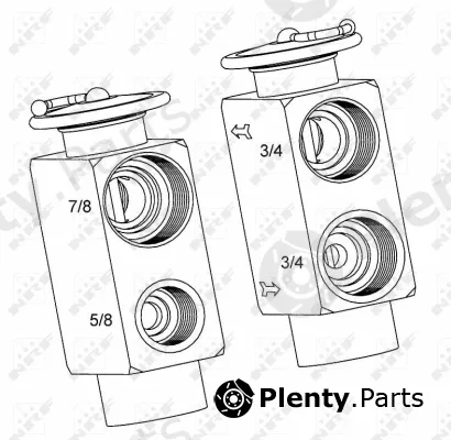 NRF 38392 — Expansion Valve, air conditioning