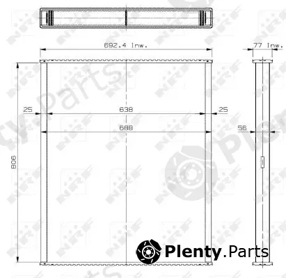 NRF 29908 — Core, radiator