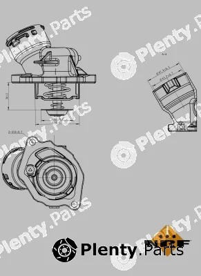 NRF 725023 — Thermostat, coolant EASY FIT