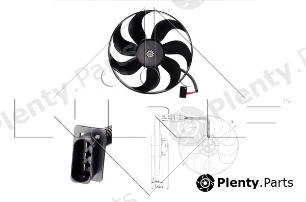 NRF 47204 — Fan, engine cooling