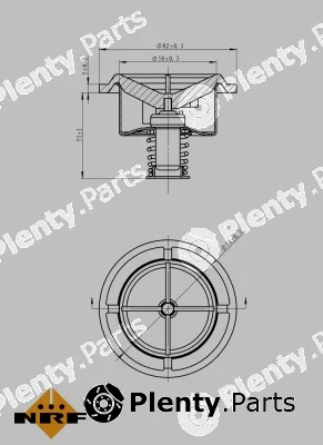 NRF 725017 — Thermostat, coolant