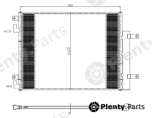 NRF 350506 — Condenser, air conditioning EASY FIT