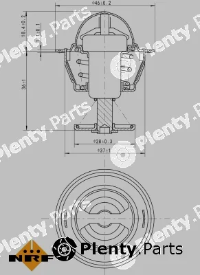 NRF 725109 — Thermostat, coolant