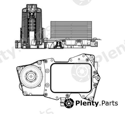 NRF 31827 — Housing, oil filter