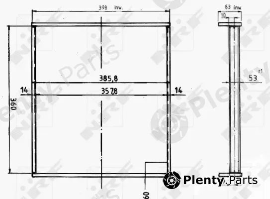 NRF 14480 — Core, radiator