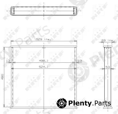 NRF 13976 — Core, radiator