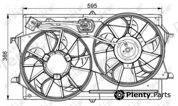 NRF 47061 — Fan, engine cooling