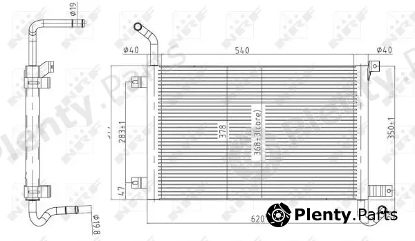 NRF 50145 — Radiator, engine cooling