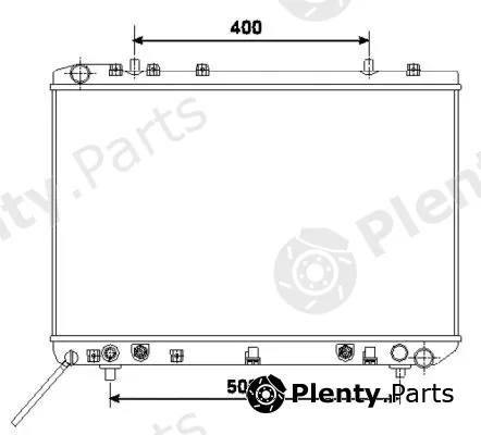 NRF 53499 — Radiator, engine cooling