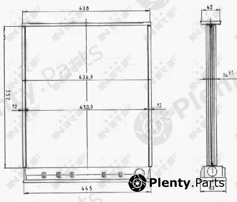 NRF 15054 — Core, radiator
