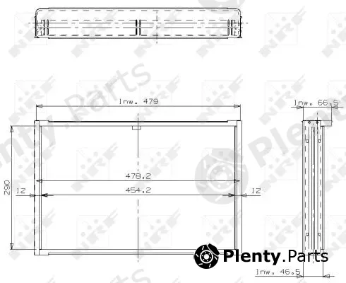 NRF 17101 — Core, radiator