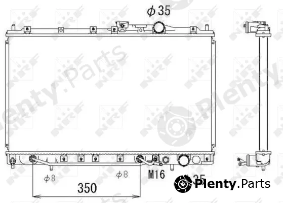 NRF 53283 — Radiator, engine cooling