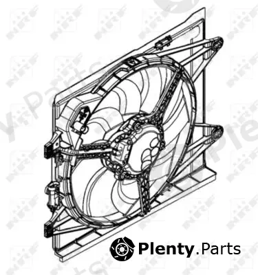NRF 47598 — Fan, engine cooling