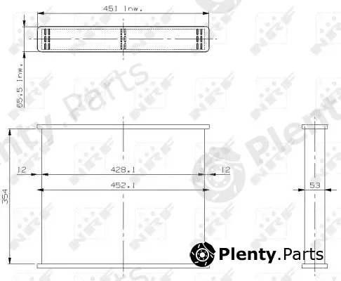 NRF 13530 — Core, radiator