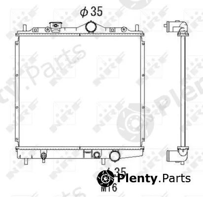 NRF 506557 — Radiator, engine cooling
