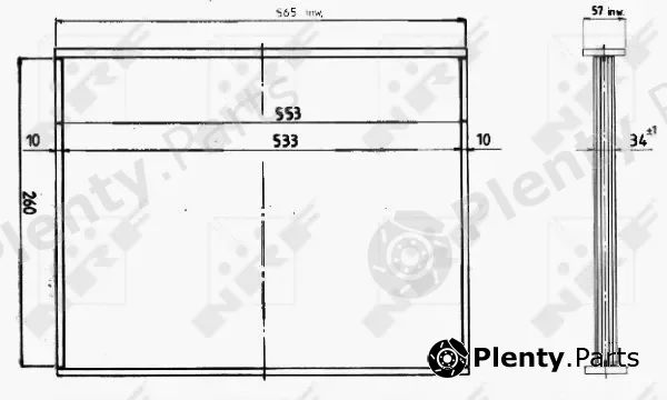 NRF 15809 — Core, radiator