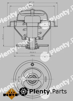 NRF 725185 — Thermostat, coolant