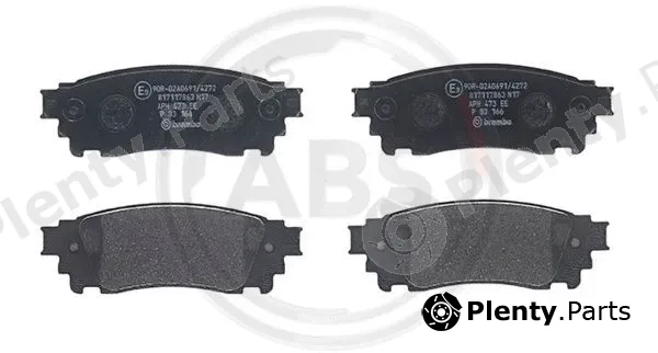 A.B.S. P83166 — Brake Pad Set, disc brake BREMBO