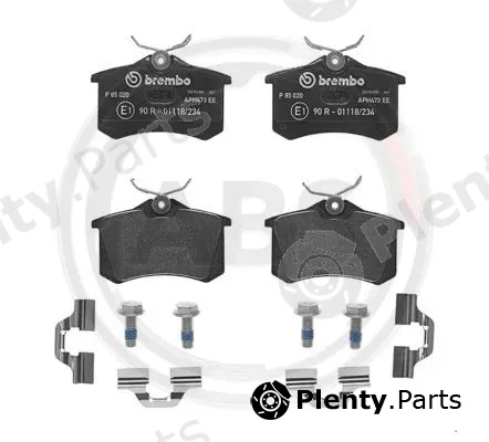 A.B.S. P85020 — Brake Pad Set, disc brake BREMBO