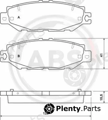 A.B.S. 36922 — Brake Pad Set, disc brake