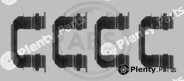 A.B.S. 1287Q — Accessory Kit, disc brake pad