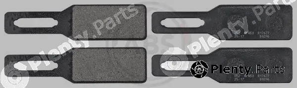 A.B.S. 36117 — Brake Pad Set, disc parking brake