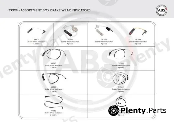 A.B.S. 39998 — Warning Contact, brake pad wear