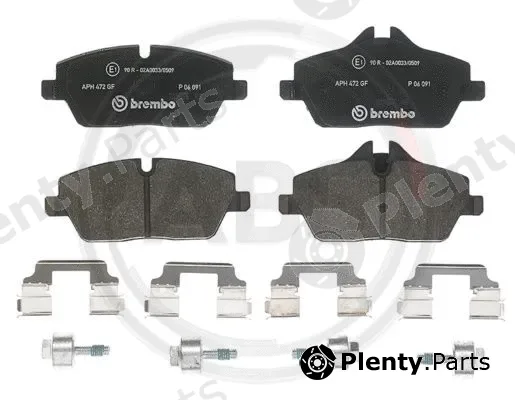 A.B.S. P06091 — Brake Pad Set, disc brake BREMBO