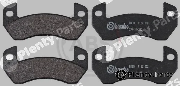 A.B.S. P62002 — Brake Pad Set, disc brake BREMBO