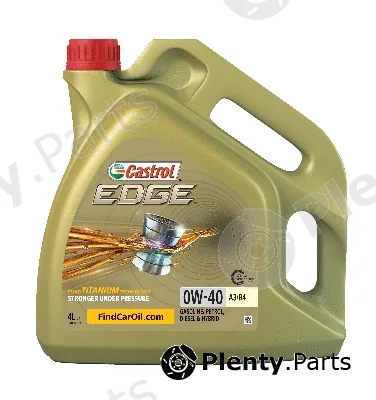 Castrol 15338F — Engine Oil Castrol EDGE 0W-40 A3/B4