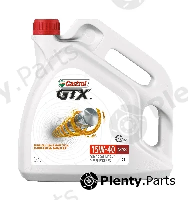 Castrol 15809F — Engine Oil Castrol GTX 15W-40 A3/B3
