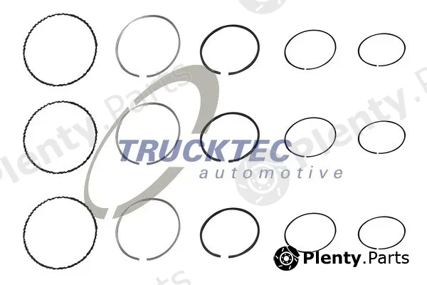 Trucktec Automotive 02.11.061 — Piston Ring Kit