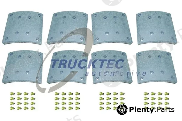 Trucktec Automotive 01.35.005 — Brake Lining Kit, drum brake