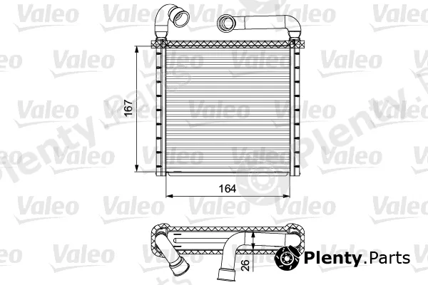 Valeo 811506 — Heat Exchanger, interior heating