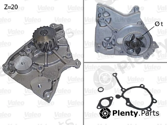 Valeo 506400 — Water Pump, engine cooling